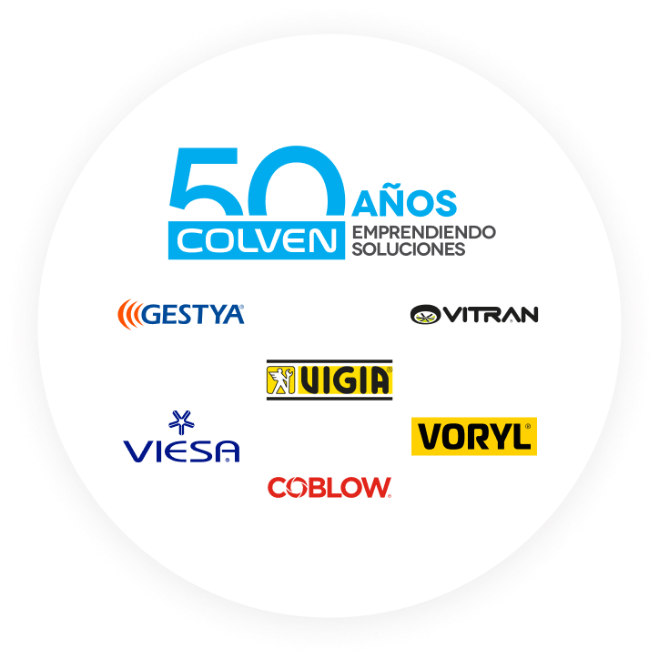 logos de GESTYA, Vitran, VIGIA, VIESA, VORYL y COBLOW